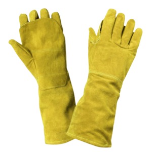 Guantes de Soldadura de Cuero Vacuno, Doble Palma, Resistentes, para Trabajo Pesado, Impermeables, Antideslizantes, Dedos Completos, Unisex, para Exteriores - Product Image 6