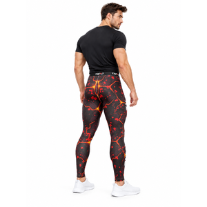 Trexo Sports Custom <b>Men's</b> Heat-Transfer Printed Compression <b>Leggings</b> BJJ MMA Grappling Spats Wrestling <b>Gym</b> Training Tights - Product Image 5