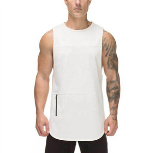Débardeur sans manches pour homme, conçu sur mesure, en coton et fibre de bambou, pour la musculation, vêtements de sport pour homme, en provenance du Pakistan. - Product Image 1