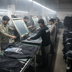 Sudaderas con capucha de alta calidad, personalizadas con pedrería, logotipos serigrafiados, estilo streetwear, corte holgado, efecto desgastado por el sol, con cremallera. - Product Image 5