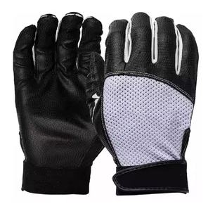 Guantes de bateo de béisbol hechos de cuero sintético liso/guantes de béisbol profesionales/guantes de bateo para combinar - Product Image 3