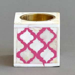 Quemador de Incienso de Mármol Hecho a Mano con Incrustaciones de Hueso, Soporte Decorativo para Bakhoor, para Aroma de Oud y Decoración del Hogar - Product Image 4