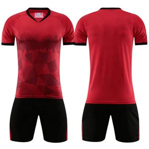Uniforme de fútbol personalizado Unisex, conjunto transpirable de moda para adultos, equipo de entrenamiento OEM, Kit de impresión por sublimación - Product Image 3