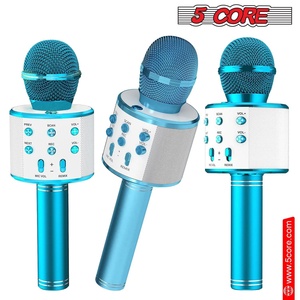 5 Core <b>Microphone</b> Wireless Karaoke Mic With Speaker 3 in 1 Portable <b>Bluetooth</b> Microfono Inalambrico - Product Image 2