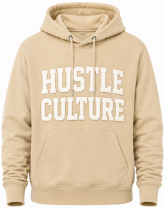 Sweat à capuche pour homme en molleton 100% coton French Terry épais, avec impression personnalisée premium en relief, style streetwear - Product Image 3