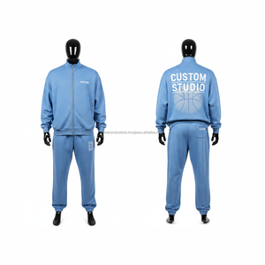 Conjunto Deportivo Personalizado para Hombre, con Cremallera Frontal, Estampado de Letras, Informal, para Otoño, 2 Piezas, Pantalones Jogger Transpirables - Product Image 6