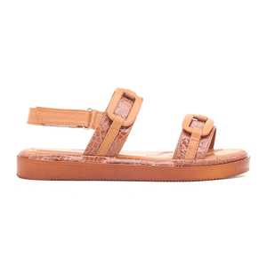 Sandalias Tacón Marrón Casual Softy CL3976 - Product Image 2