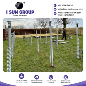 Ancrage de poteau en vis galvanisé de type U sans crevaison pour clôtures de maisons en bois, terrasses et systèmes de montage solaire - Product Image 5