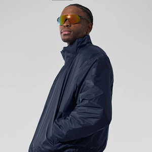 <b>Men</b> Hooded Half Zip <b>Pullover</b> <b>Jacket</b> Lightweight Winter Windbreaker Casual Outdoor Coat Custom Logo Front Quick Dry High Quality - Product Image 4