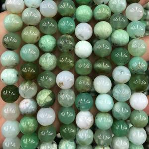 Perles de chrysoprase vert naturel lisses pour la fabrication de bijoux, fournisseur en gros ZUBEDA GEMS JEWELLRY, certifiées IGI - Product Image 2