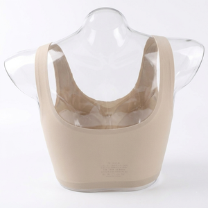OEM Dünner Einteiliger Nylon-Spandex Nahtloser Breiter Träger <span class=keywords><strong>Haut</strong></span>ähnliches Gefühl Komfortabler Formgebender Drahtloser BH für Damen Tägliche Freizeitkleidung - Product Image 4