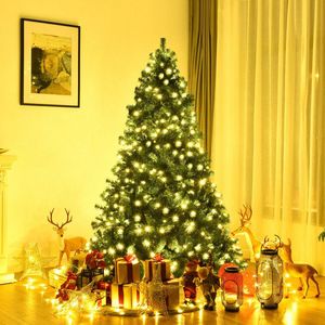 Albero di Natale Artificiale in Abete da 2,1 m Pre-Illuminato con Luci LED, Pieghevole, per Interni, Qualità Premium - Product Image 6
