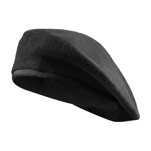 Durable Wool Blend Casual <b>Beret</b> Hat for Winter Outdoor Use Official Uniform Events Parades and Dress Wear - Product Image 1