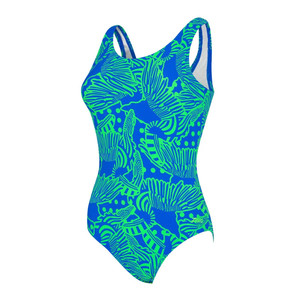 High Quality Women One Piece Swimwear Quick Dry Stretch Breathable Lightweight Spandex/Polyester Sports Beach Swimming Costume - Product Image 2
