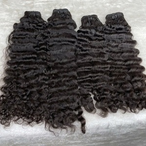 ผมต่อแบบลอนธรรมชาติบริสุทธิ์ของจีนผมลอนแบบคู่ผมมนุษย์แบบเวียดนาม - Product Image 4