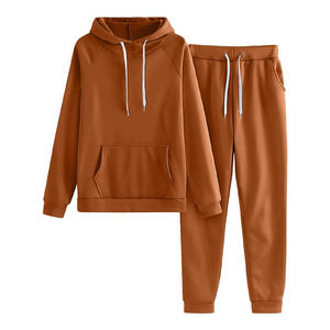 Survêtement uni pour femme, décontracté, pour la rue, le club, la gym, l'école, pour adulte, personnalisé, 100% coton, tenue décontractée pour femme - Product Image 6