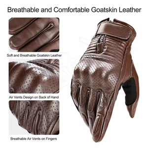 Gants de moto en cuir véritable, best-sellers, pour hommes, gants de course pour motards, fabriqués au Pakistan, gants de motocross haut de gamme pour les pilotes. - Product Image 2