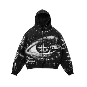 Men's <b>Hoodie</b> <b>Graphic</b> Y2k <b>Zip</b> <b>Up</b> Drawstring Long Sleeve Hooded Sweatshirts Fall Jackets - Product Image 1
