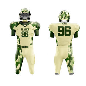 Uniformes de Fútbol Americano Juvenil de Alta Calidad para Entrenamiento, Uniforme de Fútbol Americano de 12 Paneles Cosido con Alta Calidad - Product Image 1