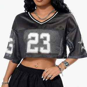 Camisetas para Hombre 260sm 100% Poliéster Malla Oversize de Alta Calidad con Logo Estampado Vintage ¡Grandes Ofertas! Jersey Oversize Estilo Urbano - Product Image 2