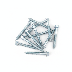 Tornillos para Madera con Cabeza Hexagonal Estándar en Pulgadas y Métricos - Tornillos de Acero al Carbono Clase 4 con Recubrimiento de Zinc Blanco - Product Image 4