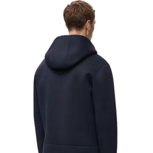 Sweat-shirt à capuche zippé intégral pour homme, en molleton épais, coupe décontractée, veste à capuche unie, fabricant OEM ODM - Product Image 4
