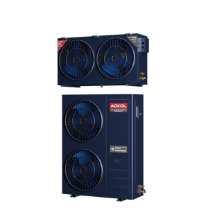 Unidad de refrigeración de 16kW con inversor de ciclo frío completo DC Inverter, unidad de refrigeración split para cuartos fríos y congeladores. - Product Image 3