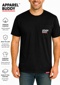 เสื้อยืดแขนสั้นผู้ชายแบรนด์ AMY ผ้าฝ้าย 100% ทรงปกติ รับสกรีนโลโก้ ขายส่ง - Product Image 2