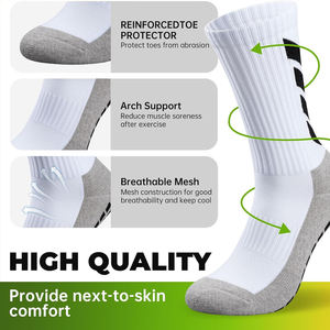 Calcetines Deportivos de Alto Rendimiento para Fútbol, Calcetines de Running Transpirables Personalizados con Agarre Atlético, Calcetines de Tobillo para Ropa Deportiva con Soporte para Logotipo de Marca - Product Image 4