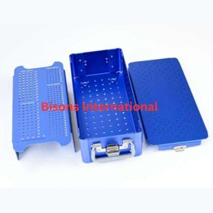 Boîte de Stérilisation pour Vis d'Implant Orthopédique de Classe I Certifiée CE de Haute Qualité BISONS, Ensemble d'Instruments Chirurgicaux en Acier Inoxydable - Product Image 1