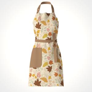 Delantal de Cocina de Algodón con Correa Ajustable para el Cuello y Bolsillos Profundos, Delantal de Chef Resistente - Product Image 1