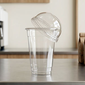 Gobelets en plastique jetables en gros, à paroi simple, 95 mm, en PET et PP, 16/20/24 oz, transparents, pour café glacé et boissons froides - Product Image 1