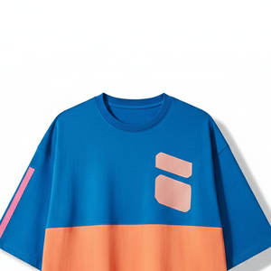 เสื้อยืดคอกลมทรงคลาสสิกสำหรับผู้ชาย ทรงบ็อกซี่ พร้อมดีไซน์เพิ่มความกว้างบริเวณอกและแขนเสื้อเพื่อความสบายในสไตล์ทันสมัย - Product Image 2