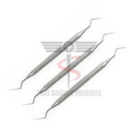 Perlengkapan Klinik Modern, Kit Curette Gracey Canggih, Manual, Baja Anti Karat, Dapat Digunakan Kembali, Ringan, Ramah Lingkungan, Bersertifikat CE, Berkualitas Tinggi