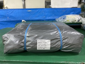 Vietnam Supplier High Quality Heavy Duty PE Waterproof Canvas Tarpaulin UV Resistance Truck Aquaculture Use Custom Sizes 3-8mil - Product Image 5