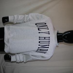Sweat-shirts ONLY HUMAN à col montant, 450 GSM, broderie personnalisée avec nom, coupe ample et carrée, 100% coton molletonné French Terry - Product Image 6