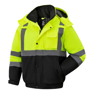 Vêtements de travail haute performance, veste de sécurité hiver isolée, vêtements de sécurité réfléchissants, fabricant, fourniture en gros - Product Image 1