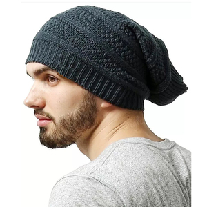 Gorros de lana cálidos para invierno, gorros de punto personalizados con parche, gorros con logo personalizado, gorros de punto para el frío. - Product Image 6