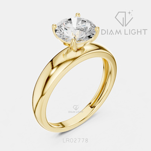 Bague solitaire en diamant de laboratoire rond certifié IGI 1,54 carat, or blanc 14 carats, couleur F+, clarté VS+, bague de fiançailles pour femme - Product Image 6
