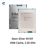 Barang Siap Kirim Xeon Silver 4516Y 16 Core 32 Thread 2.1GHz 30MB Cache 105W LGA4677 DDR5 Dual Socket Server CPU