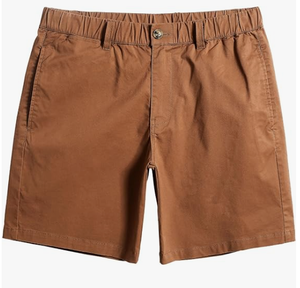 Mens Classic Fit Cotton Casual Shorts <b>Elastic</b> Waist Multi-Pocket Front Breathable Lightweight Summer Daily Wear Walking - Product Image 5