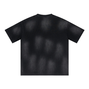 Camiseta Urbana Vintage con Lavado Ácido, Algodón Grueso, Estilo Casual para Hombre, Ropa Urbana - Product Image 5