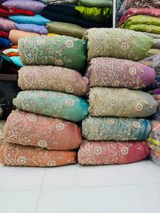 Tela Decorativa Bordada con Cuentas para Vestidos de Fiesta, Ropa Étnica y Prendas de Moda - Product Image 1
