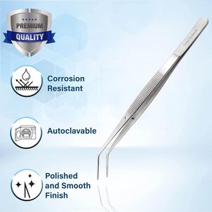 High Precision Surgical Forceps | Premium Stainless Steel Anti-Magnetic <b>Tool</b> | CE Certified ISO13485 - Product Image 3