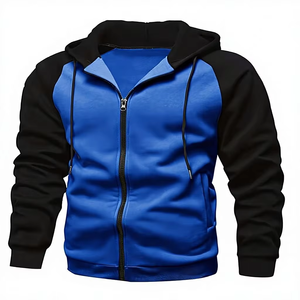 High Quality Premium Winter Season Plus Size Men's 100% Cotton Fleece Knitted Pocket Regular Fit Eco-Friendly Sporty Hoodies - Product Image 1