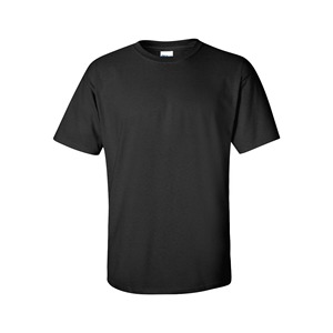 เสื้อยืดคอกลมแขนสั้นผู้ชาย สีดำ ผ้าฝ้าย 100%  โลโก้ด้านหน้า  ทรงปกติ  ดีไซน์ผ้าเจอร์ซีย์เนื้อนุ่ม - Product Image 6