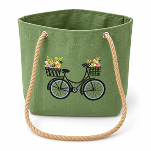 Sac fourre-tout carré en toile de jute 100 % blanchie écologique, motif lettres par transfert thermique, pour femme, usage quotidien et voyage - Product Image 3