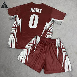 Uniforme de rugby personnalisé respirant à manches courtes, grande taille, léger, en tissu 100% polyester - Product Image 2