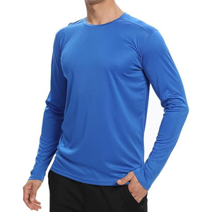Nouveau style 2025 – T-shirts de sport à manches longues pour hommes, couleur personnalisable, vente en gros avec position du logo sur le devant, également disponible pour femmes - Product Image 3