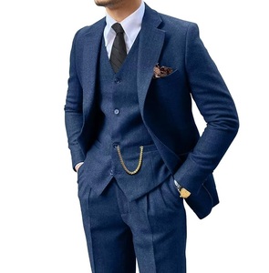 Latest New Trending Business Men's Suit Groomsmen Blazer Fashion Man Clothes Tuxedo Suit Set <b>Pant</b> Coat for Sale Reasonable Price - Product Image 1